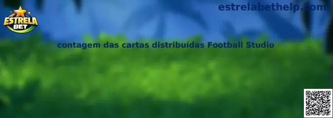 Contagem das cartas distribuídas Football Studio