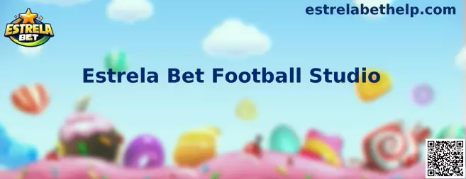 Mesa virtual do Estrela Bet Football Studio com cartas e opções de jogo