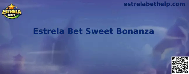 Interface ilustrativa do jogo Estrela Bet Sweet Bonanza