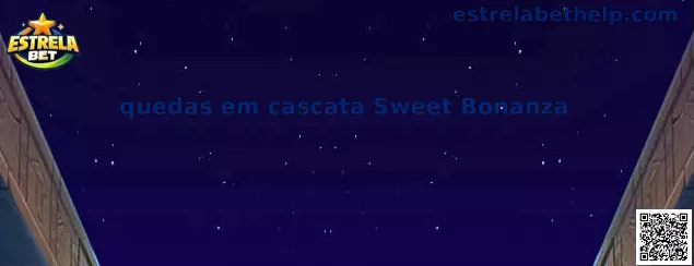 Quedas em cascata Sweet Bonanza